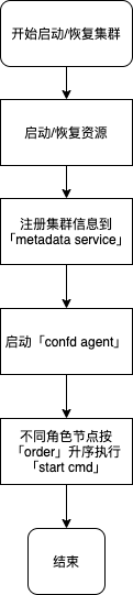 启动/恢复集群